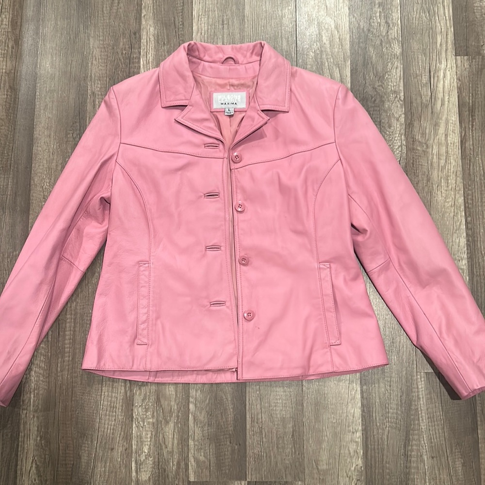 Pink Wilson’s Leather Jacket